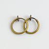 Brass Clip-on Earrings for Women WG23246-32-1