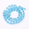 Glass Beads Strands X-GLAA-R024-11x8mm-7-2