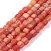 Natural Weathered Agate Beads Strands G-NH0038-01B-1