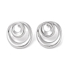 Non-Tarnish 304 Stainless Steel Stud Earrings for Women EJEW-S227-28P-1