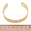 304 Stainless Steel Cuff Bangles for Women BJEW-B108-15G-5