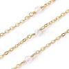 Handmade Natural Rose Quartz Beaded Chains CHC-P007-E02-3