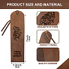 Cowhide Leather Labels AJEW-WH0386-0019-2