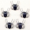 Synthetic Blue Goldstone Brooch PW-WG35787-02-1