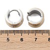 304 Stainless Steel Polishing Effect Hoop Earrings EJEW-M001-36GP-B-5