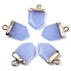 Faceted Glass Pendants G-N326-35-1
