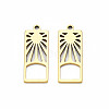 Ion Plating(IP) 201 Stainless Steel Pendants STAS-T063-171G-2