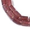 Natural Strawberry Quartz Beads Strands G-G162-D06-01-4