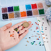 14 Strands 14 Colors Imitate Austrian Crystal Bicone Glass Beads Strands GLAA-GO0001-21-3