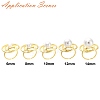 Rack Plating Brass Open Cuff Ring Settings KK-Z071-30G-4