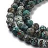 Natural Chrysocolla Beads Strands G-G140-A06-03-4