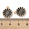 Alloy Enamel Pendants ENAM-O001-07G-G-3