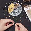 350Pcs 2 Colors Baking Paint Pearlized Glass Pearl Round Bead Strands HY-AR0001-14-4