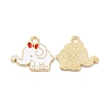 Alloy Enamel Pendants ENAM-M053-03G-2