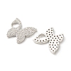 Eco-Friendly Brass Micro Pave Clear Cubic Zirconia Pendants KK-G405-03P-RS-2