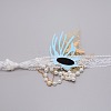 Lace Headbands for Girls OHAR-WH0021-01-6