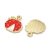 Fruit Alloy Enamel Charms PALLOY-S058-01LG-16-2