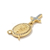 Brass Charms KK-B059-52G-B-3