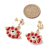 Glass Seed Beads Stud Earrings EJEW-MZ00270-02-3