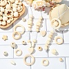 110Pcs 12 Styles Unfinished Wood Beads WOOD-YW0001-82-5