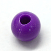 Opaque Acrylic Beads MACR-S802-6mm-QZ54-2