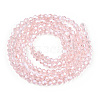 Transparent Electroplate Glass Beads Strands LS-GLAA-F029-2mm-C26-2