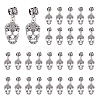 DICOSMETIC 50Pcs Tibetan Style Alloy European Dangle Charms FIND-DC0002-79-1