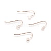 304 Stainless Steel French Earring Hooks X-STAS-H436-07RG-1