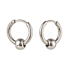 304 Stainless Steel Huggie Hoop Earrings EJEW-JE04555-01-3