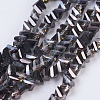 Electroplate Glass Beads Strands EGLA-J145-6mm-HP02-1