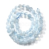 Natural Aquamarine Beads Strands G-N0319-D-01-2