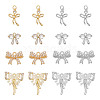 ARRICRAFT Alloy & Brass Cubic Zirconia Charms ZIRC-AR0001-27-1