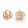 Brass Charms KK-L180-014G-NF-2