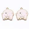 Alloy Enamel Pendants ENAM-S127-023-RS-1