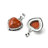 Natural Red Jasper Pendants G-C114-03P-21-2