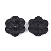 6-Petal Eco-Friendly Cowhide Bead Cap FIND-T045-34A-2