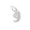 925 Sterling Silver Figure Charms STER-M093-05S-09-1