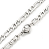 Non-Tarnish 304 Stainless Steel Pendant Necklaces NJEW-L118-03P-3