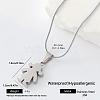 304 Stainless Steel Pendant Necklaces for Women DV7117-4-1