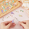 SUPERFINDINGS 40Pcs 10 Style Alloy Enamel Pendants ENAM-FH0001-48-3