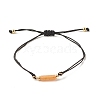 Adjustable Natural Jade Braided Beaded Bracelets for Women BJEW-JB07792-03-1