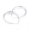 201 Stainless Steel Teardrop Hoop Earrings for Women EJEW-N052-03B-01-2