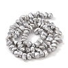 Electroplated Shell Pearl Beads Strands BSHE-C006-03A-2