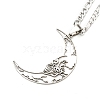 Non-Tarnish 304 Stainless Steel Pendant Necklaces NJEW-L118-03P-1