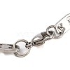 304 Stainless Steel Link Chain Bracelets BJEW-B078-140GP-3