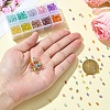 50G 10 Colors Baking Paint Glass Seed Beads SEED-YW0002-51B-4