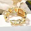 Brass Micro Pave Cubic Zirconia Cuff Rings RJEW-U035-03G-3