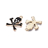 Halloween Theme Alloy Enamel Pendants PALLOY-N176-39B-RS-2