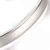 Tarnish Resistant 304 Stainless Steel Cuff Bangles STAS-I110-10-8mm-P-3