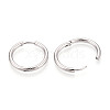 304 Stainless Steel Hoop Earrings EJEW-T048-24D-P-3
